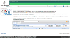 Desktop Screenshot of consult.breckland.gov.uk